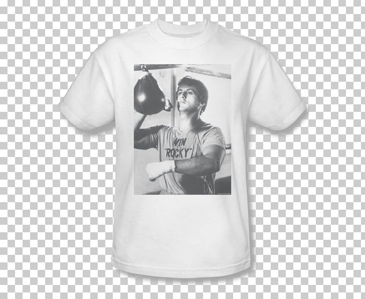 Rocky Balboa T-shirt Apollo Creed Rocky Steps PNG, Clipart, Actor, Apollo Creed, Black And White, Brand, Burgess Meredith Free PNG Download