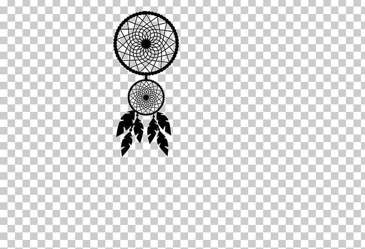 Dreamcatcher Wall Decal Amulet PNG, Clipart, Amulet, Black, Black And White, Body Jewelry, Circle Free PNG Download