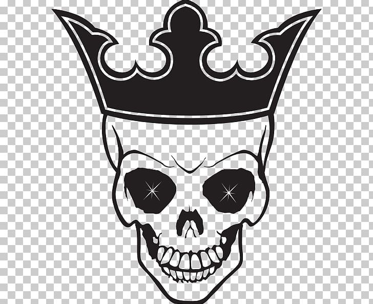 Human Skull Symbolism Crown Logo PNG, Clipart, Art, Artwork, Black And White, Bone, Crown Free PNG Download