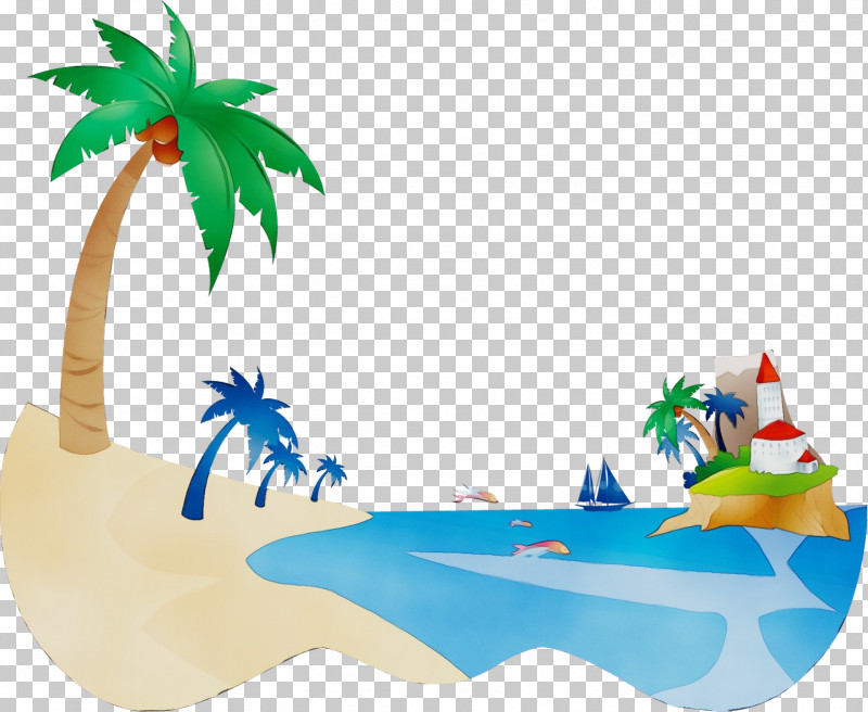Palm Tree PNG, Clipart, Arecales, Paint, Palm Tree, Plant, Watercolor Free PNG Download