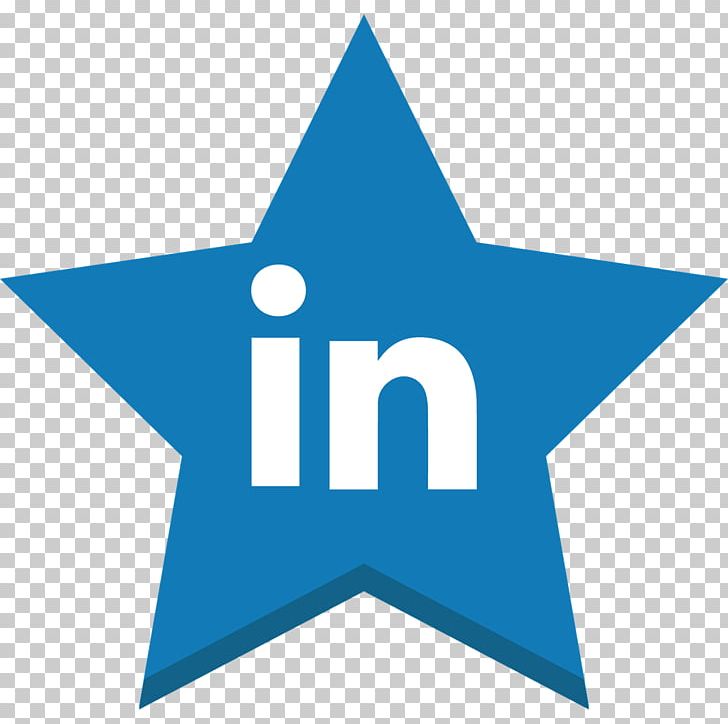 Computer Icons Social Media Star LinkedIn PNG, Clipart, Angle, Area, Blue, Brand, Computer Icons Free PNG Download