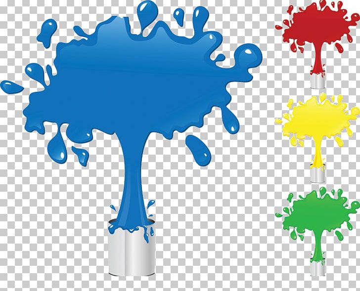 Paint Stock Photography PNG, Clipart, Blue, Bucket, Color, Drawing, Hand Painted Free PNG Download