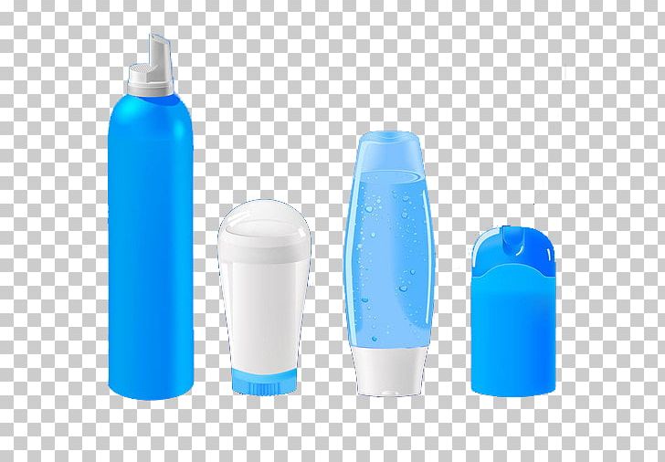 Cosmetics Water Bottle Personal Care PNG, Clipart, Beauty, Blue, Blue Background, Blue Vector, Bottle Free PNG Download