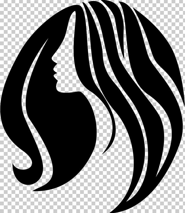 Beauty Parlour Computer Icons Hairstyle Hairdresser PNG, Clipart, Beauty, Beauty Parlour, Black, Black And White, Circle Free PNG Download