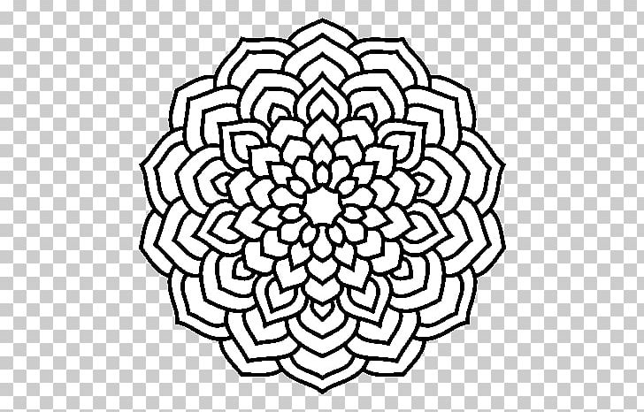 Flower Coloring Book Drawing Floral Design PNG, Clipart, Area, Black And White, Circle, Coloring Book, Common Daisy Free PNG Download