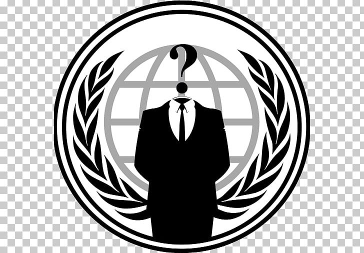 Anonymous Logo Hacker PNG, Clipart, Anonymous, Black And White, Brand, Circle, Computer Icons Free PNG Download