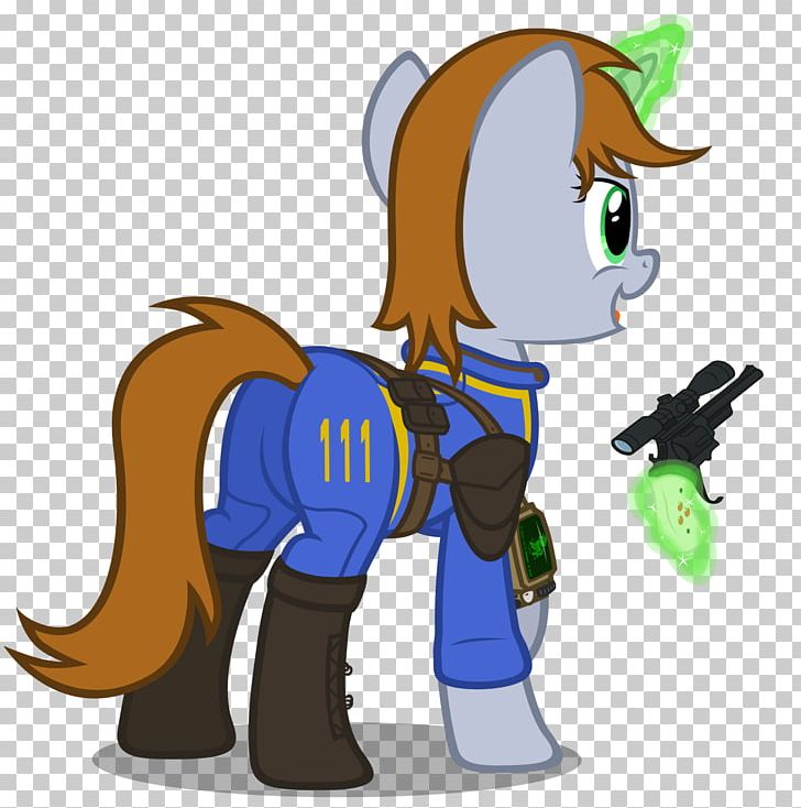 Pony Fallout: Equestria Fallout 4 Vault Dweller PNG, Clipart, Cartoon, Deviantart, Equestria, Fictional Character, Horse Free PNG Download