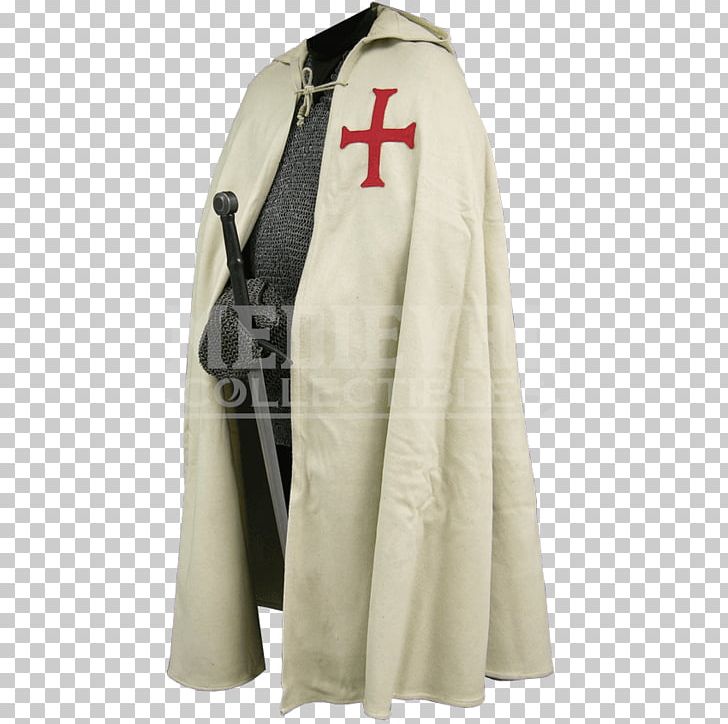 Robe Crusades Knights Templar Cloak PNG, Clipart, Cape, Cloak, Clothes Hanger, Clothing, Coat Free PNG Download