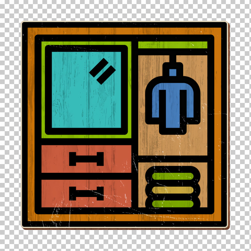Wardrobe Icon Home Equipment Icon Cupboard Icon PNG, Clipart, Cupboard Icon, Home Equipment Icon, Line, Rectangle, Square Free PNG Download