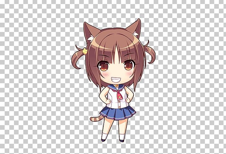 Nekopara Adzuki Bean Catgirl Neko Works Sekai Project PNG, Clipart, Amino, Anime, Azuki, Brown Hair, Carnivoran Free PNG Download