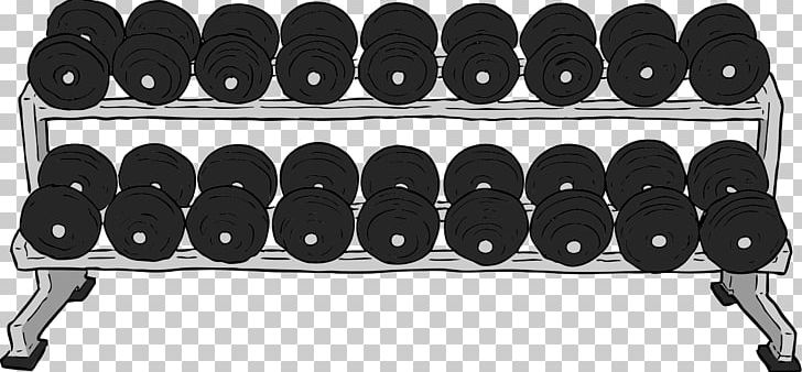 Fitness Centre Dumbbell Exercise Equipment Physical Exercise Weight Training PNG, Clipart, Automotive Tire, Auto Part, Bench, Black And White, Bodybuilding Free PNG Download