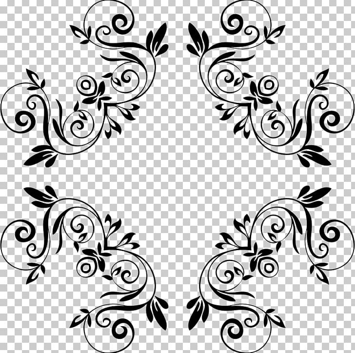 Floral Design Floral Designs Decorative Borders PNG, Clipart, Art, Artwork, Black, Black And White, Branch Free PNG Download