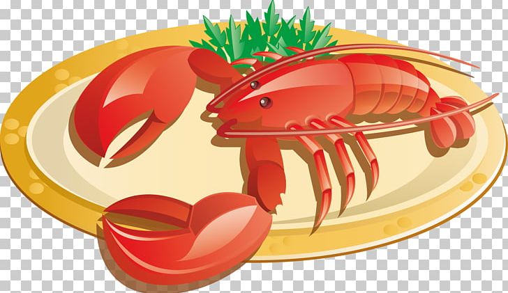 Lobster Crab Dish PNG, Clipart, Animals, Cartoon Lobster, Clip, Cooking, Crab Free PNG Download