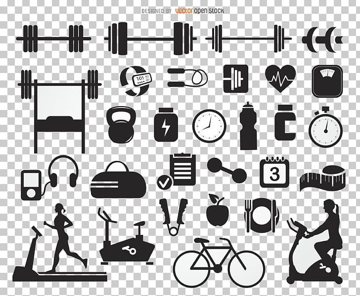 Fitness Centre Physical Fitness Bodybuilding Icon PNG, Clipart, Angle, Black And White, Brand, Communication, Computer Icons Free PNG Download