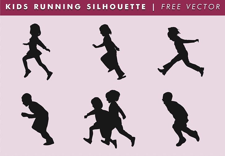 Silhouette Child Running PNG, Clipart, Animals, Art, Child, Graphic Arts, Human Behavior Free PNG Download