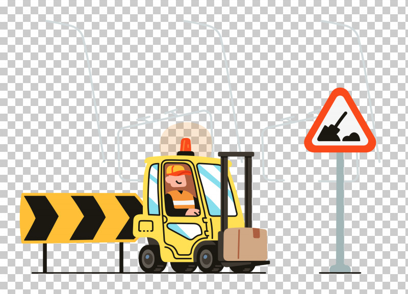 Road Works PNG, Clipart, Cargo, Commercial Vehicle, Counterweight, Forklift, Gas Cylinder Free PNG Download