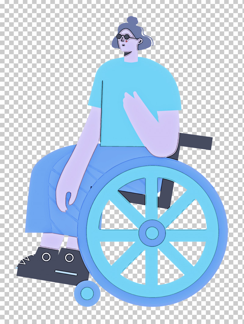 Sitting On Wheelchair Woman Lady PNG, Clipart, Cartoon, Desktop Environment, Drawing, Lady, Logo Free PNG Download