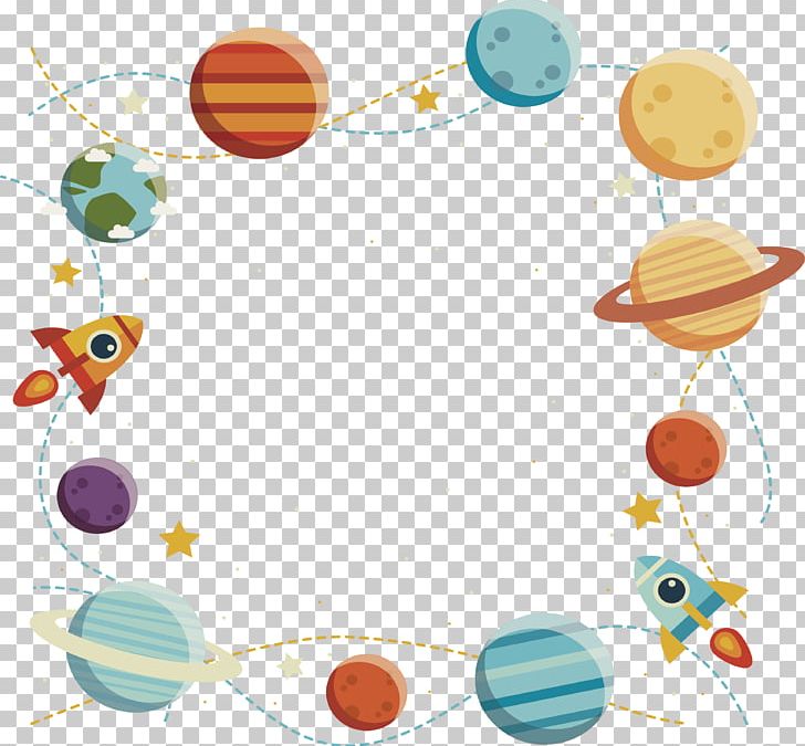 Yellow Planet Rocket Outer Space PNG, Clipart, Box Vector, Children Posters, Christmas Decoration, Circle, Decoration Vector Free PNG Download
