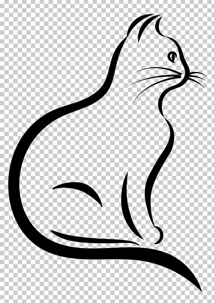 Cat Kitten Silhouette PNG, Clipart, Animals, Artwork, Autocad Dxf, Beak, Black Free PNG Download