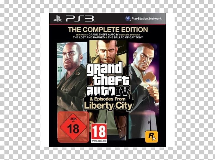 Grand Theft Auto IV: The Complete Edition Grand Theft Auto: Episodes From Liberty City Grand Theft Auto: Liberty City Stories Grand Theft Auto: San Andreas Grand Theft Auto IV: The Lost And Damned PNG, Clipart, Advertising, Brand, Electronic Device, Film, Gadget Free PNG Download