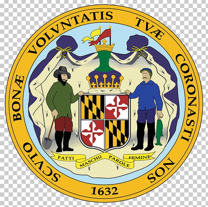 Seal Of Maryland Flag Of Maryland PNG, Clipart, Area, Badge, Brand, Coat Of Arms, Flag Free PNG Download