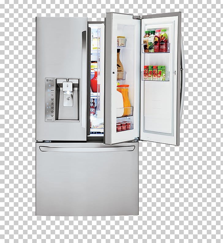 LG LFXS30766 Refrigerator Stainless Steel Home Appliance LG Electronics PNG, Clipart, Cubic Foot, Door, Freezers, Home Appliance, Ice Makers Free PNG Download