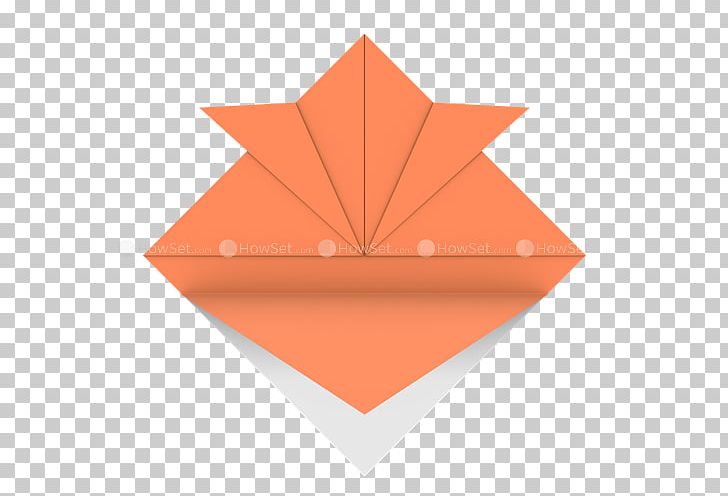 Origami Paper Line Angle PNG, Clipart, Angle, Art, Art Paper, Line, Orange Free PNG Download