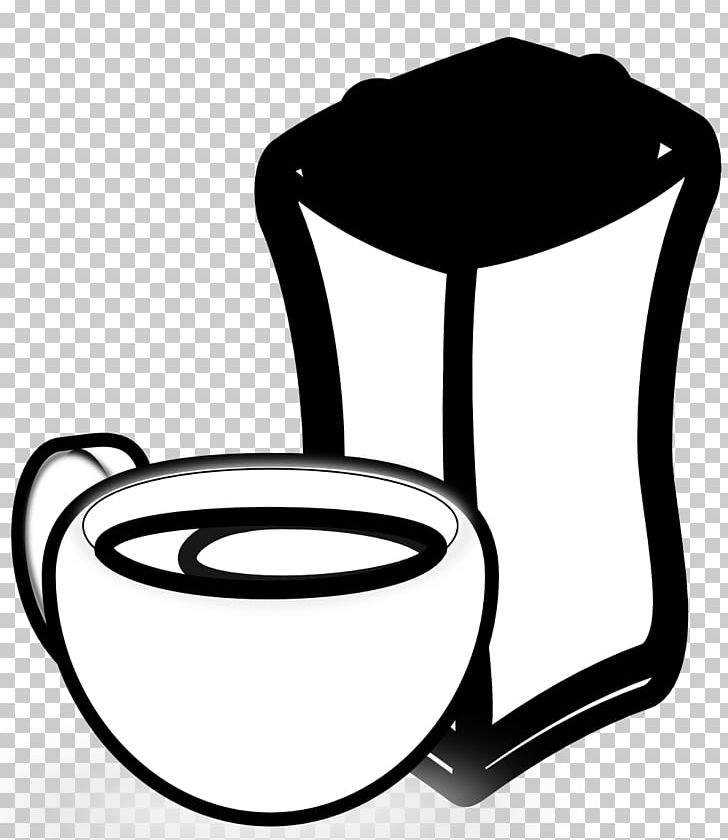 White Coffee Cafe Tea PNG, Clipart, Artwork, Bean, Black And White, Cafe, Chair Free PNG Download