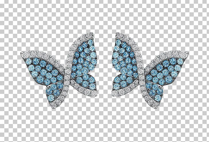 Earring Butterfly Swarovski AG Jewellery Pendant PNG, Clipart, Blue, Blue Butterfly, Brooch, Butterflies, Butterfly Group Free PNG Download