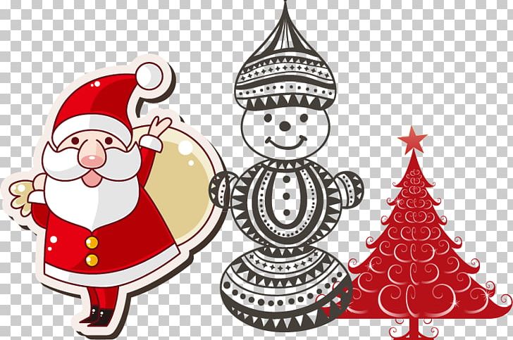 Santa Claus Christmas Ornament Christmas Tree Illustration PNG, Clipart, Christmas Decoration, Christmas Frame, Christmas Lights, Christmas Ornament, Christmas Vector Free PNG Download
