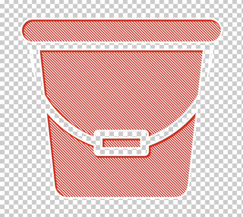 Bucket Icon Cleaning Icon PNG, Clipart, Bucket Icon, Cleaning Icon, Line, Orange, Red Free PNG Download