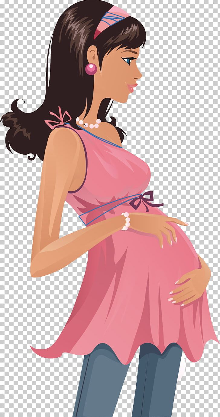 Teenage Pregnancy Woman Pregnancy Test PNG, Clipart, Arm, Black Hair, Brown Hair, Business Woman, Cartoon Free PNG Download