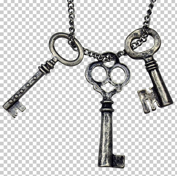 Skeleton Key Necklace Silver PNG, Clipart, Antique, Body Jewelry, Chain, Collectable, Fashion Accessory Free PNG Download