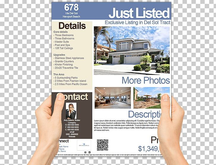 Flyer Real Estate Estate Agent Brochure Commercial Property PNG, Clipart, Advertising, Advertising Mail, Brochure, Business, Business Park Free PNG Download