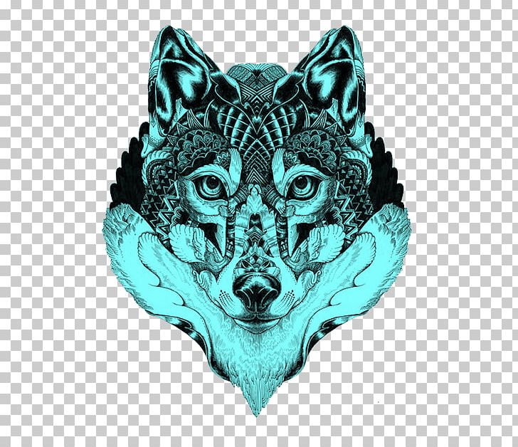 Gray Wolf Mandala Tattoo Drawing Illustration PNG, Clipart, Animal, Animals, Art, Big Cats, Blackandgray Free PNG Download