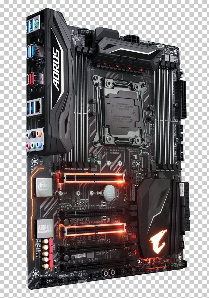 LGA 2066 Intel X299 TOP Gaming Motherboard X299 AORUS Gaming 9 ATX Land Grid Array PNG, Clipart, Aorus, Atx, Computer Accessory, Computer Case, Computer Hardware Free PNG Download