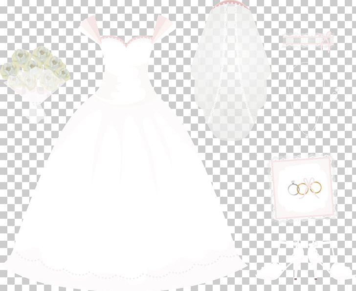 Wedding Dress White Gown PNG, Clipart, Bride, Cartoon, Clothing, Design, Dress Free PNG Download