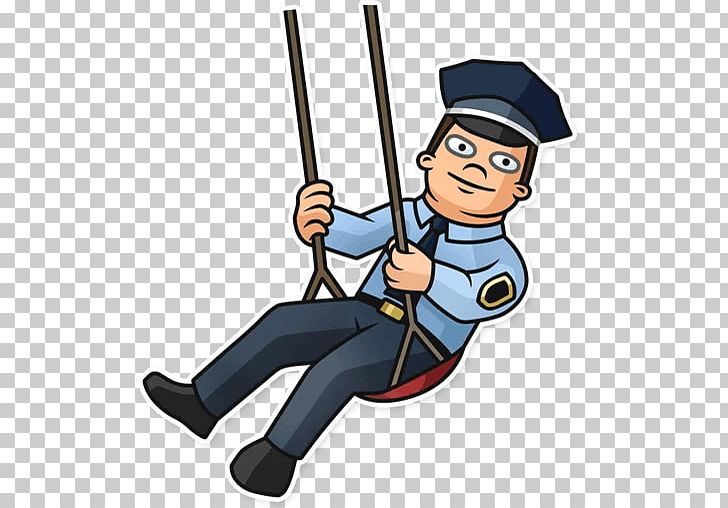 Police Sticker Telegram Meme PNG, Clipart, Baseball Equipment, Behavior, Cartoon, Character, Fiction Free PNG Download