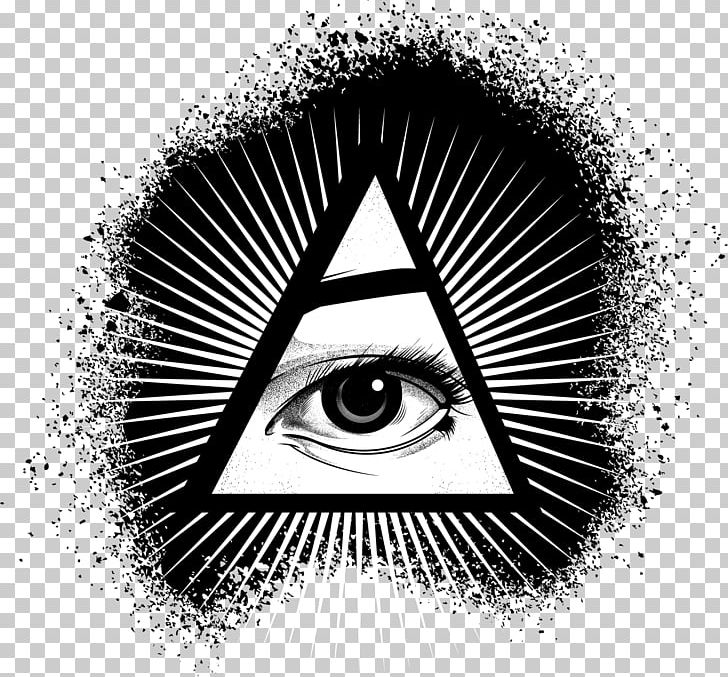Illuminati Eye Of Providence PNG, Clipart, Black And White, Brand, Circle, Clip, Computer Wallpaper Free PNG Download