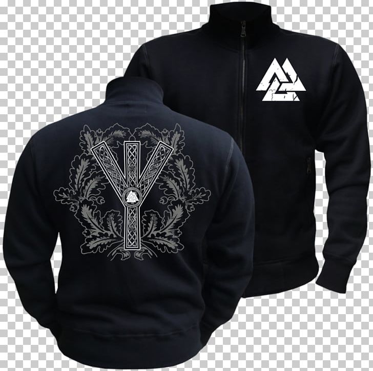 Hoodie T-shirt Jacket Odin Clothing PNG, Clipart, Black, Brand, Clothing, Clothing Accessories, Coat Free PNG Download