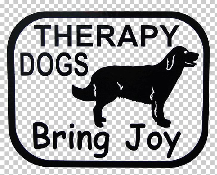 Therapy Dog Cat Logo Mammal PNG, Clipart, Area, Black, Black And White, Black M, Brand Free PNG Download