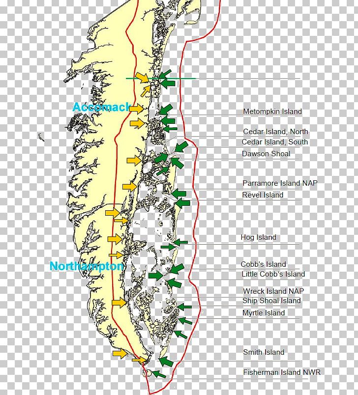 Virginia Barrier Islands Eastern Shore Of Virginia East Coast Of The United States PNG, Clipart, Area, Barrier Island, Beach, Coast, Diagram Free PNG Download