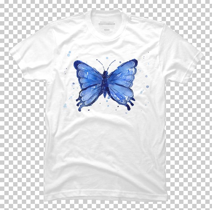 Butterfly Watercolor Painting Wall Decal Art Printmaking PNG, Clipart, Abstract Art, Active Shirt, Art, Artist, Blue Free PNG Download