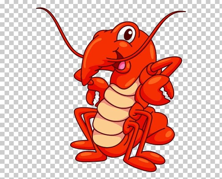 Lobster Cartoon Illustration PNG, Clipart, Animals, Art, Cartoon Lobster, Crayfish, Deca Free PNG Download
