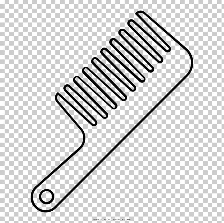 Comb Hairbrush Drawing PNG, Clipart, Auto Part, Black And White, Brush, Brushing, Coloring Book Free PNG Download