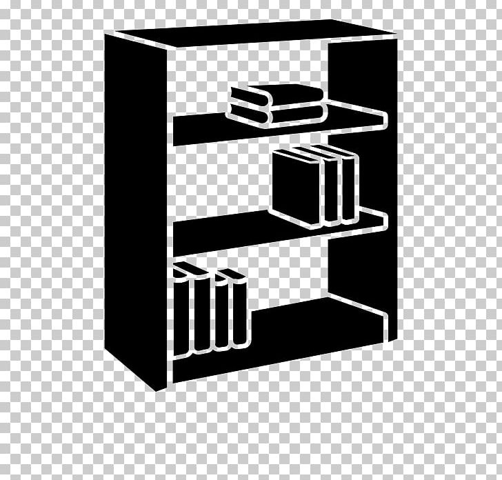Shelf Computer Icons Bookcase Furniture PNG, Clipart, Angle, Black And White, Book, Bookcase, Bookshelf Free PNG Download