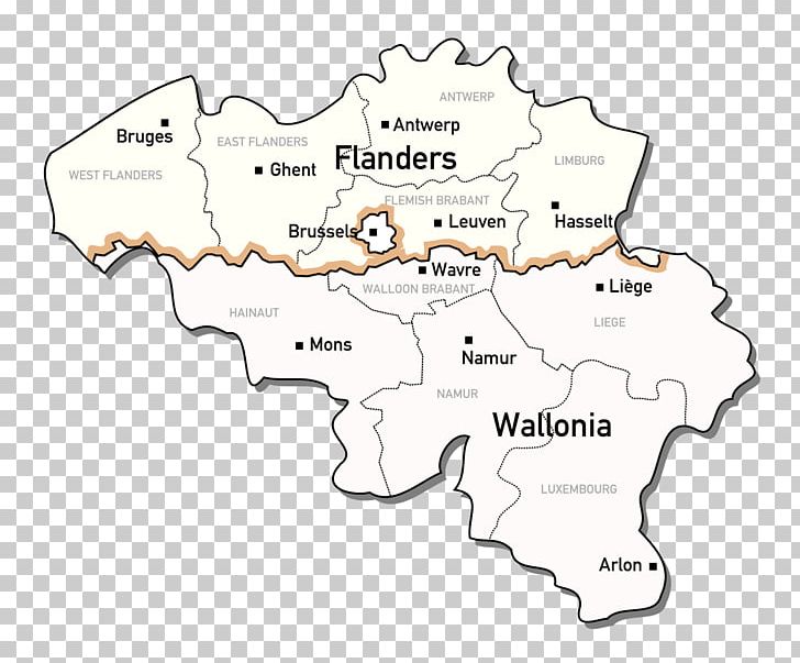 Wallonia Flanders Brussels Map Leuven PNG, Clipart, Area, Belgium, Belgium Map, Brussels, Diagram Free PNG Download