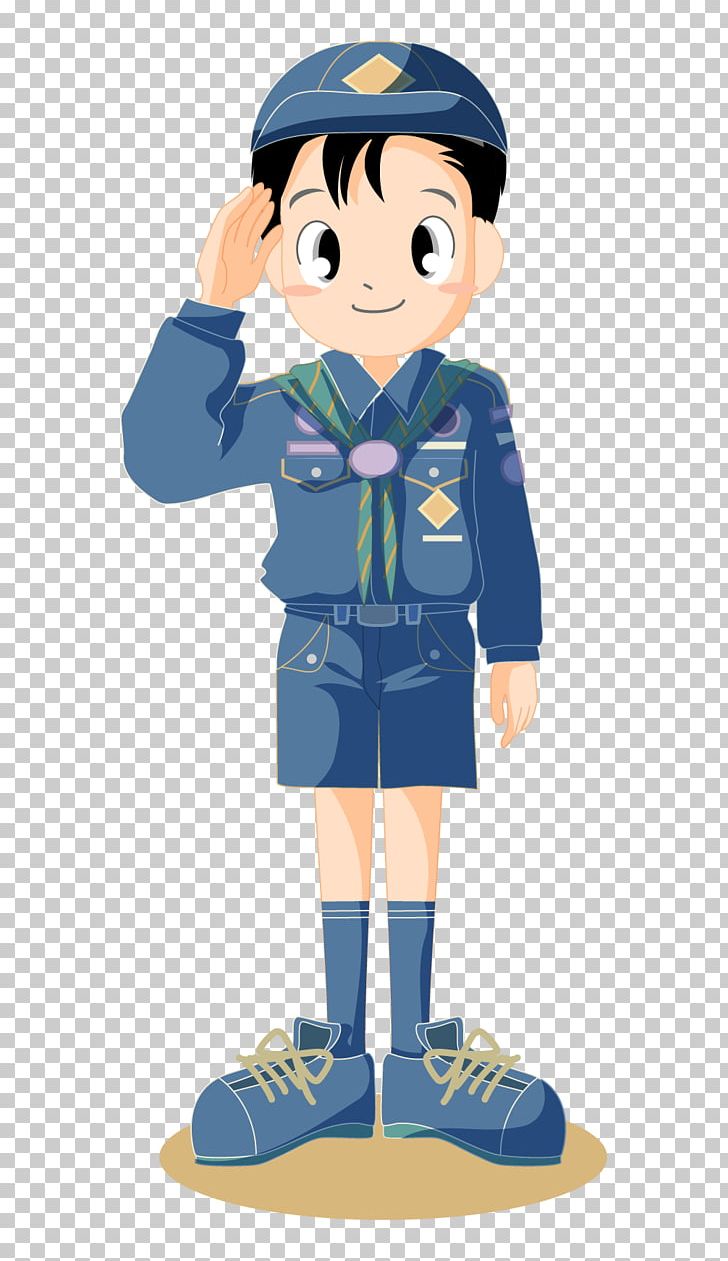 Cartoon Scout Mascot Professional PNG, Clipart, Boy Scouts, Bulletproof, Cartoon, Figurine, Joint Free PNG Download