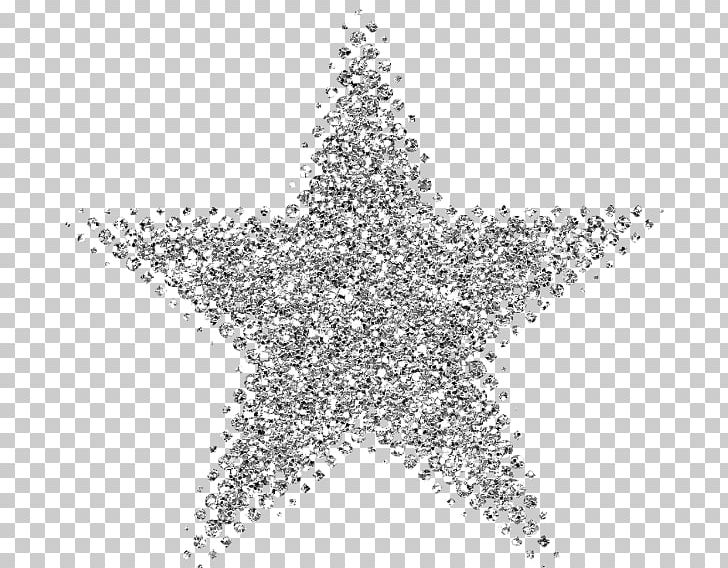 Glitter Star Silver PNG, Clipart, Black And White, Body Jewelry, Clip Art, Color, Glitter Free PNG Download