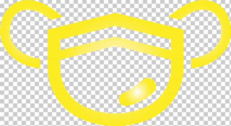 Yellow Line Font Circle Logo PNG, Clipart, Circle, Face Mask, Line, Logo, Medical Mask Free PNG Download